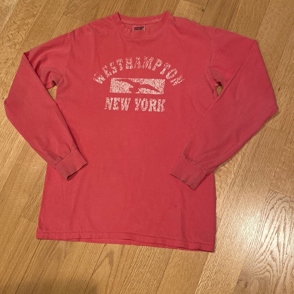 LONG ISLAND West Hampton, NY small VTG look long sleeve tee